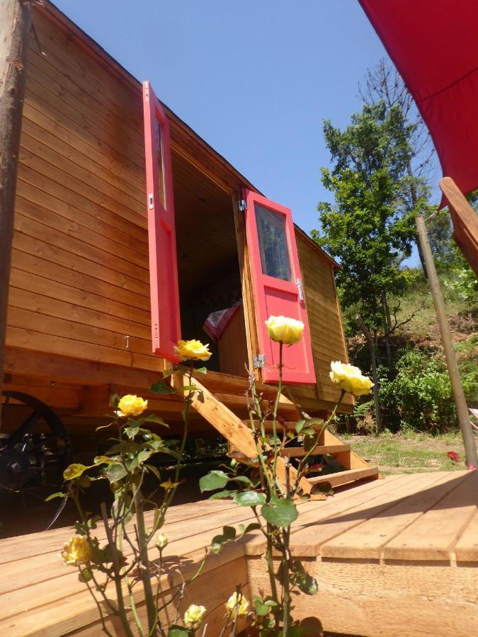 Rosa The Cosy Cabin - Gypsy Wagon - Shepherds Hut, River Views Off-Grid Eco Living Pedrogao Grande Eksteriør billede