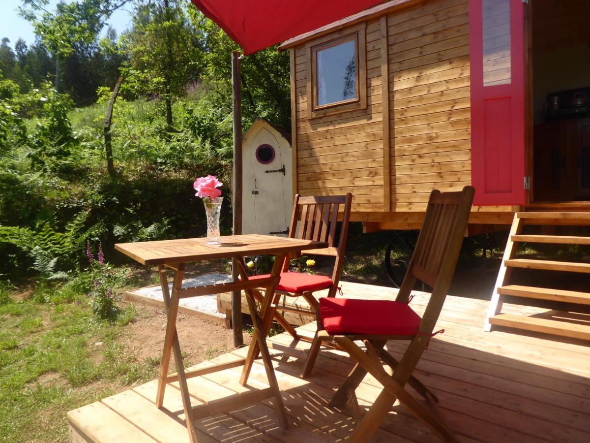 Rosa The Cosy Cabin - Gypsy Wagon - Shepherds Hut, River Views Off-Grid Eco Living Pedrogao Grande Eksteriør billede